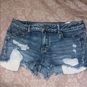 American eagle distressed Jean shorts